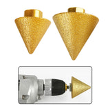 Maxbell Beveling Chamfer Bit Sturdy Countersink Bit for Angle Grinders Stone External Dia 38mm
