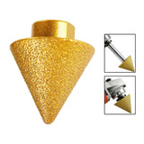 Maxbell Beveling Chamfer Bit Sturdy Countersink Bit for Angle Grinders Stone External Dia 38mm