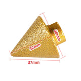 Maxbell Beveling Chamfer Bit Sturdy Countersink Bit for Angle Grinders Stone External Dia 38mm