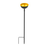 Maxbell Bee Feeder Stake Ornament Bee Watering Station for Park Yards Bird Lover Gift yellow