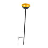 Maxbell Bee Feeder Stake Ornament Bee Watering Station for Park Yards Bird Lover Gift yellow