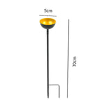 Maxbell Bee Feeder Stake Ornament Bee Watering Station for Park Yards Bird Lover Gift yellow