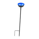 Maxbell Bee Feeder Stake Ornament Bee Watering Station for Park Yards Bird Lover Gift blue