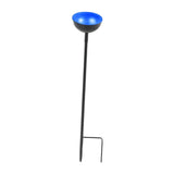 Maxbell Bee Feeder Stake Ornament Bee Watering Station for Park Yards Bird Lover Gift blue