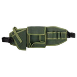 Maxbell Tool Belt Electric Drill Holder Toolbag for Electrician Plumber Construction Green Canvas