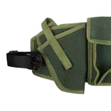 Maxbell Tool Belt Electric Drill Holder Toolbag for Electrician Plumber Construction Green Canvas