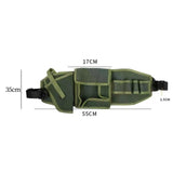 Maxbell Tool Belt Electric Drill Holder Toolbag for Electrician Plumber Construction Green Canvas
