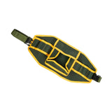 Maxbell Tool Belt Portable Multifunctional Work Apron for Handyman Carpenter Plumber Green Canvas