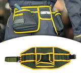 Maxbell Tool Belt Portable Multifunctional Work Apron for Handyman Carpenter Plumber Green Canvas