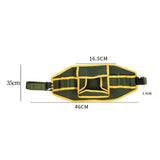 Maxbell Tool Belt Portable Multifunctional Work Apron for Handyman Carpenter Plumber Green Canvas