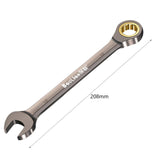 Maxbell Ratchet Wrench Combination Fixed Ratcheting Wrench for Car Repair Home Bike