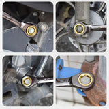 Maxbell Ratchet Wrench Combination Fixed Ratcheting Wrench for Car Repair Home Bike