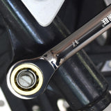 Maxbell Ratchet Wrench Combination Fixed Ratcheting Wrench for Car Repair Home Bike