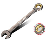 Maxbell Ratchet Wrench Combination Fixed Ratcheting Wrench for Car Repair Home Bike