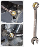 Maxbell Ratchet Wrench Combination Fixed Ratcheting Wrench for Car Repair Home Bike