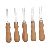 Maxbell 5x Edge Beveler Manual Tools Leathercraft Working Hand Leather Grooving Tool