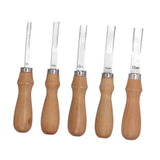 Maxbell 5x Edge Beveler Manual Tools Leathercraft Working Hand Leather Grooving Tool