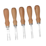 Maxbell 5x Edge Beveler Manual Tools Leathercraft Working Hand Leather Grooving Tool