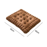 Maxbell Biscuit Shaped Seat Cushion Tatami Floor Cushion for Chair Sofa Balcony Home Dark Coffee