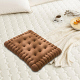 Maxbell Biscuit Shaped Seat Cushion Tatami Floor Cushion for Chair Sofa Balcony Home Dark Coffee