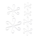 Maxbell 6Pcs Plant Support Stakes Clear Garden Stakes for Tomato Outdoor Plant Peony