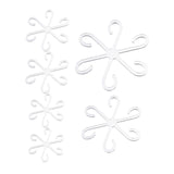 Maxbell 6Pcs Plant Support Stakes Clear Garden Stakes for Tomato Outdoor Plant Peony