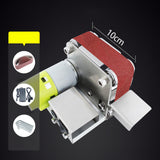 Maxbell Mini Belt Sander Grinding Belt Machine for Power Tool Grinding Edge Grinding
