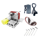 Maxbell Mini Belt Sander Grinding Belt Machine for Power Tool Grinding Edge Grinding