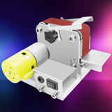 Maxbell Mini Belt Sander Grinding Belt Machine for Power Tool Grinding Edge Grinding