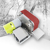 Maxbell Mini Belt Sander Grinding Belt Machine for Power Tool Grinding Edge Grinding