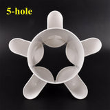 Maxbell 2xVertical Garden Planter Hydroponics Growing Tower for Peppers Indoor Outdoor 5 Holes Single Tier