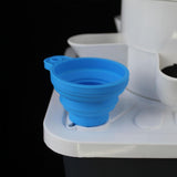 Maxbell 2xVertical Garden Planter Hydroponics Growing Tower for Peppers Indoor Outdoor 5 Holes Single Tier