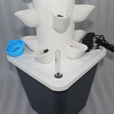 Maxbell 2xVertical Garden Planter Hydroponics Growing Tower for Peppers Indoor Outdoor 5 Holes Single Tier