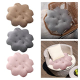 Maxbell Biscuit Shaped Seat Cushion Creative Floor Cushion Pad for Chair Sofa Office Light Coffee