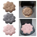 Maxbell Biscuit Shaped Seat Cushion Creative Floor Cushion Pad for Chair Sofa Office Light Coffee