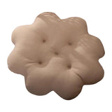 Maxbell Biscuit Shaped Seat Cushion Creative Floor Cushion Pad for Chair Sofa Office Light Coffee