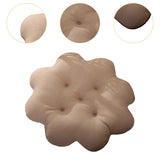 Maxbell Biscuit Shaped Seat Cushion Creative Floor Cushion Pad for Chair Sofa Office Light Coffee