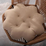 Maxbell Biscuit Shaped Seat Cushion Creative Floor Cushion Pad for Chair Sofa Office Light Coffee