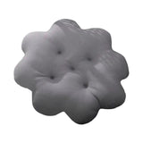 Maxbell Biscuit Shaped Seat Cushion Creative Floor Cushion Pad for Chair Sofa Office Gray