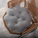 Maxbell Biscuit Shaped Seat Cushion Creative Floor Cushion Pad for Chair Sofa Office Gray