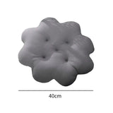 Maxbell Biscuit Shaped Seat Cushion Creative Floor Cushion Pad for Chair Sofa Office Gray