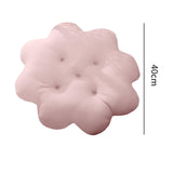 Maxbell Biscuit Shaped Seat Cushion Creative Floor Cushion Pad for Chair Sofa Office Pink