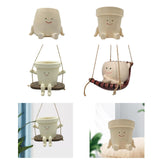 Maxbell Flower Pot Ornaments Pen Holder Plant Pot for Table Centerpiece Kitchen Desk Style A
