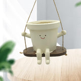 Maxbell Flower Pot Ornaments Pen Holder Plant Pot for Table Centerpiece Kitchen Desk Style C