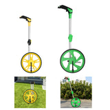 Maxbell Distance Measuring Wheel Portable Foldable Handheld Rolling Measurement Tool Yellow