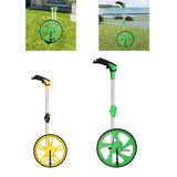 Maxbell Distance Measuring Wheel Portable Foldable Handheld Rolling Measurement Tool Yellow