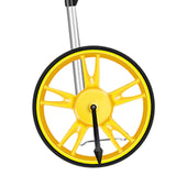 Maxbell Distance Measuring Wheel Portable Foldable Handheld Rolling Measurement Tool Yellow