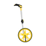 Maxbell Distance Measuring Wheel Portable Foldable Handheld Rolling Measurement Tool Yellow