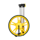 Maxbell Distance Measuring Wheel Portable Foldable Handheld Rolling Measurement Tool Yellow
