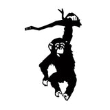 Maxbell Monkey Statue Hanging Tree Art Artwork Yard Silhouette for Lawn Patio